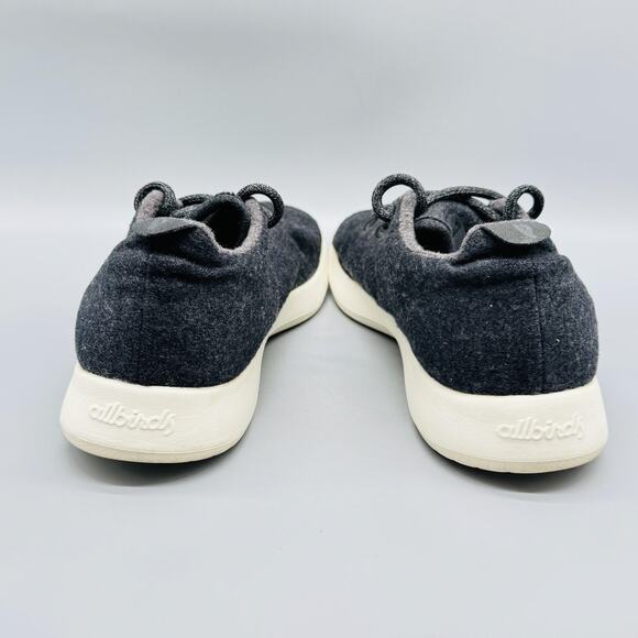 Allbirds Shoes Mens 10 Dark Gray Merino Wool Runners Casual Low Top Sneakers - Picture 6 of 11